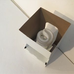 Spiral lightbulb. 13w,120 vac. 60 Hz. Felt Electric